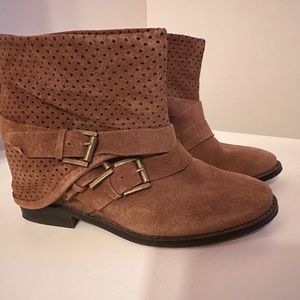 Zara suede booties